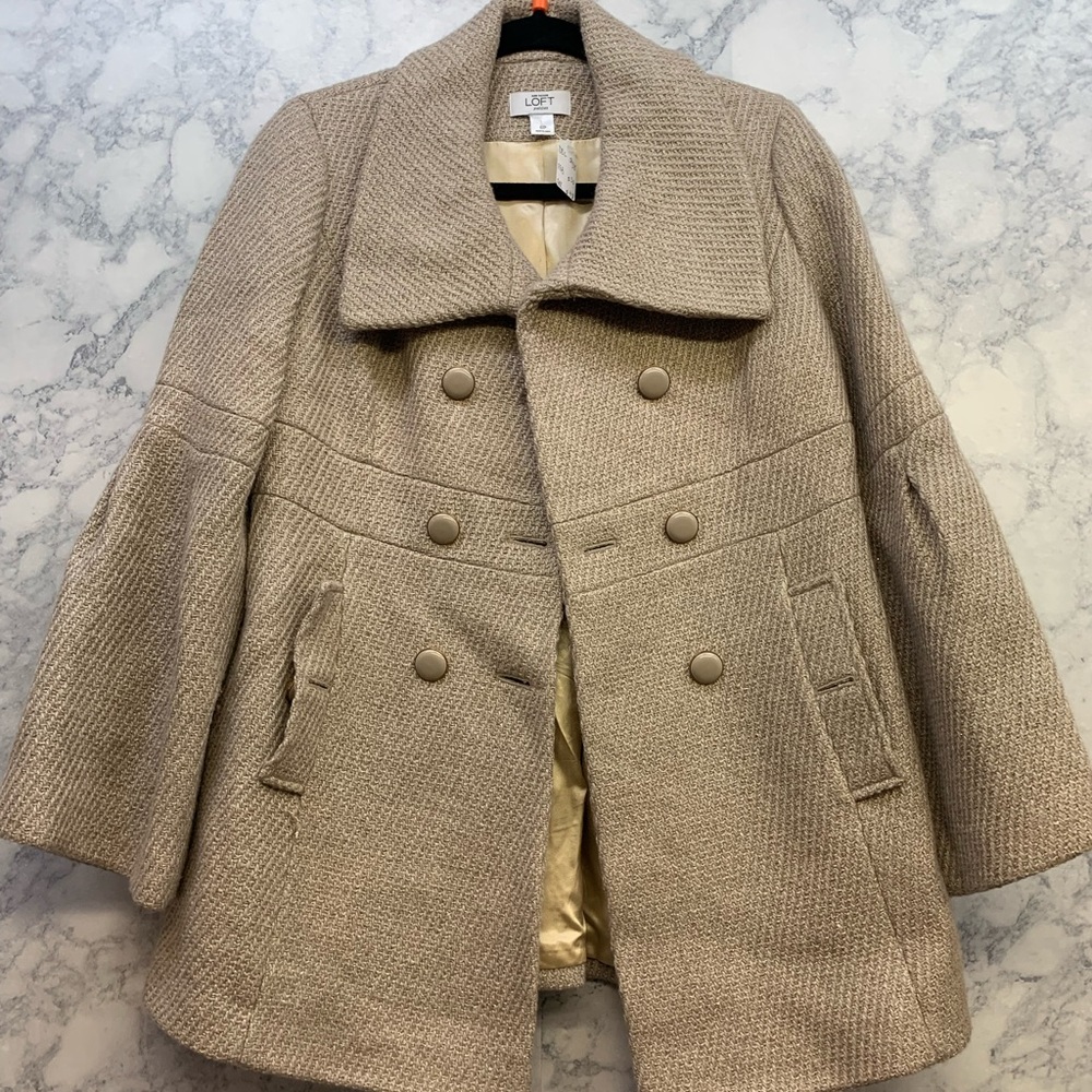 Ann Taylor Loft Gold Coat